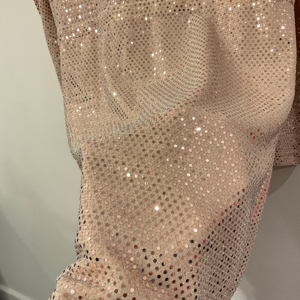 IRO Shimmering Silver Mini Dress - Picture 10 of 11